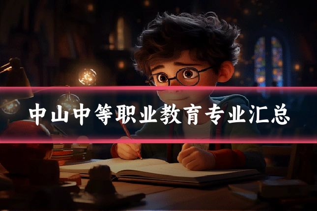 中山中等职业教育专业汇总