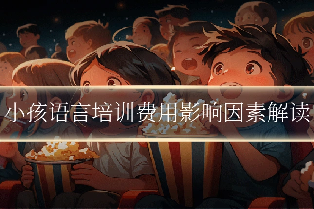 小孩语言培训费用影响因素解读