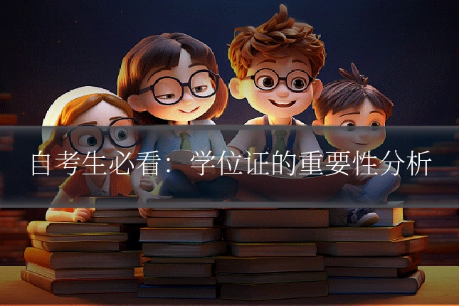 自考生必看：学位证的重要性分析