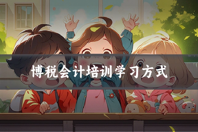 博税会计培训学习方式