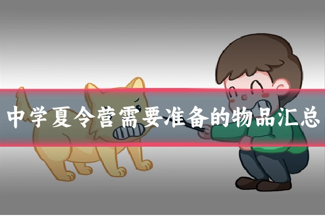 中学夏令营需要准备的物品汇总