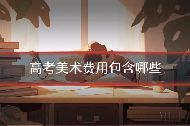高考美术费用包含哪些