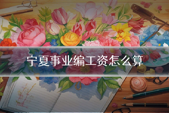 宁夏事业编工资怎么算