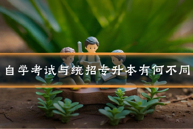 自学考试与统招专升本有何不同