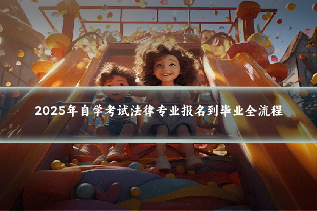 2025年自学考试法律专业报名到毕业全流程