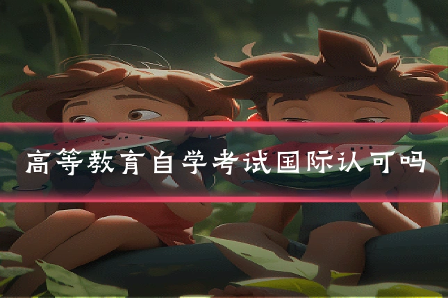 高等教育自学考试国际认可吗