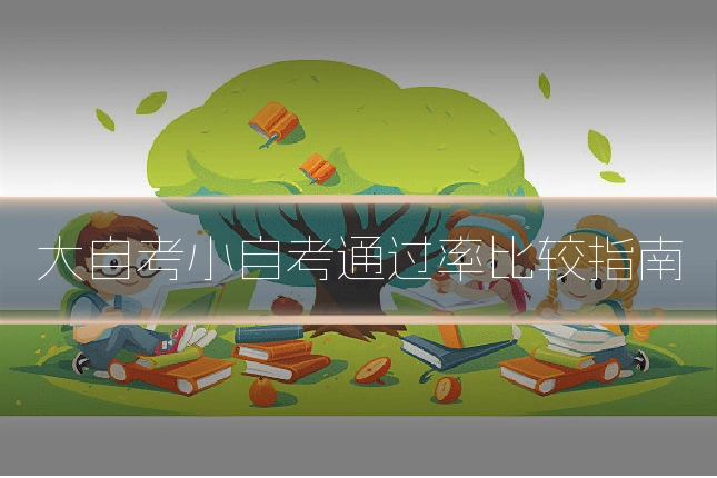 大自考小自考通过率比较指南