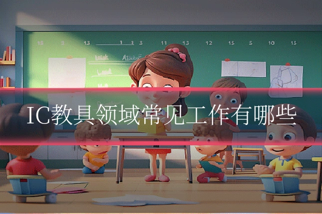 IC教具领域常见工作有哪些