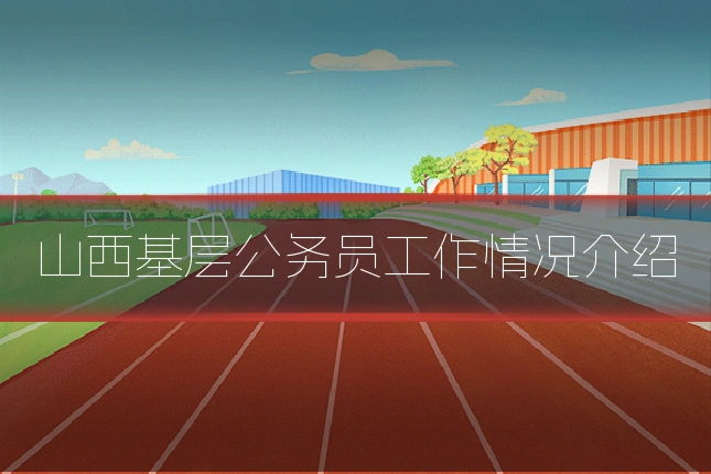 山西基层公务员工作情况介绍