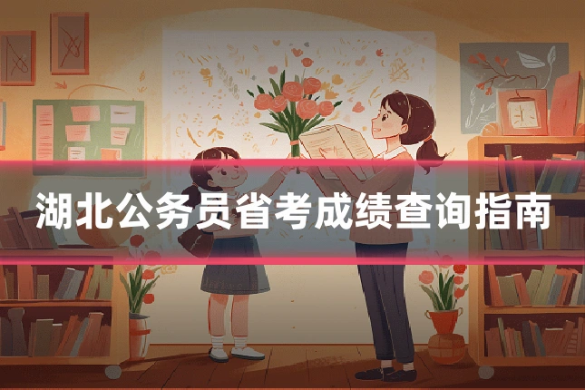 湖北公务员省考成绩查询指南