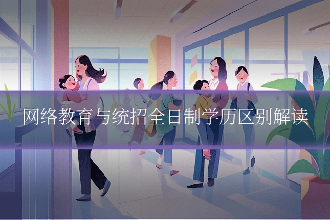 网络教育与统招全日制学历区别解读
