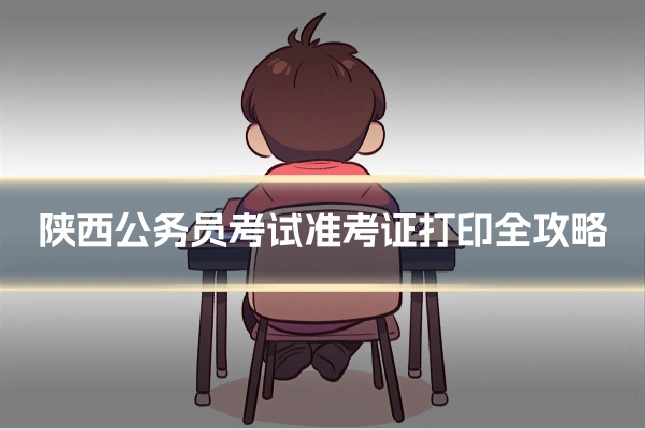 陕西公务员考试准考证打印全攻略