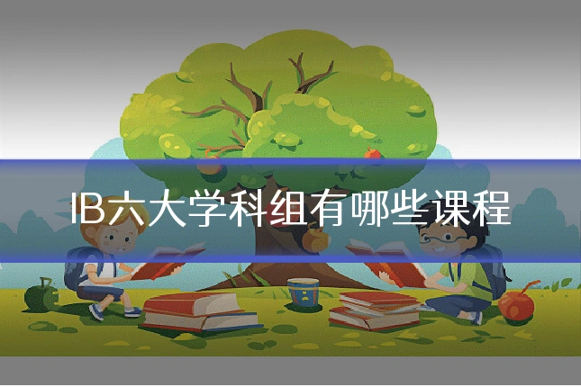IB六大学科组有哪些课程