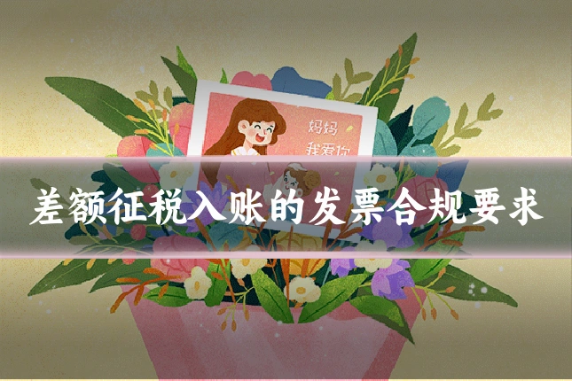 差额征税入账的发票合规要求