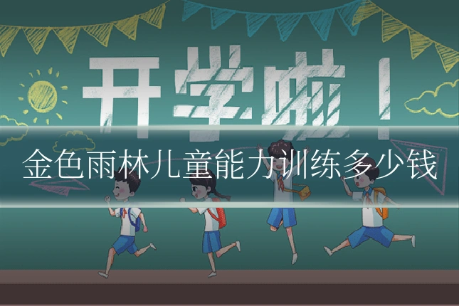 金色雨林儿童能力训练多少钱