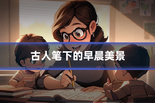 古人笔下的早晨美景