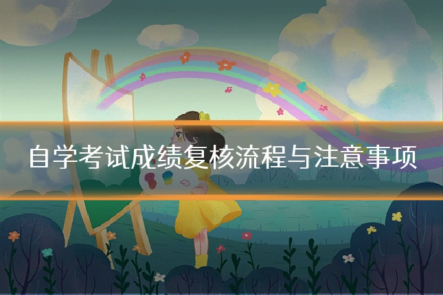 自学考试成绩复核流程与注意事项