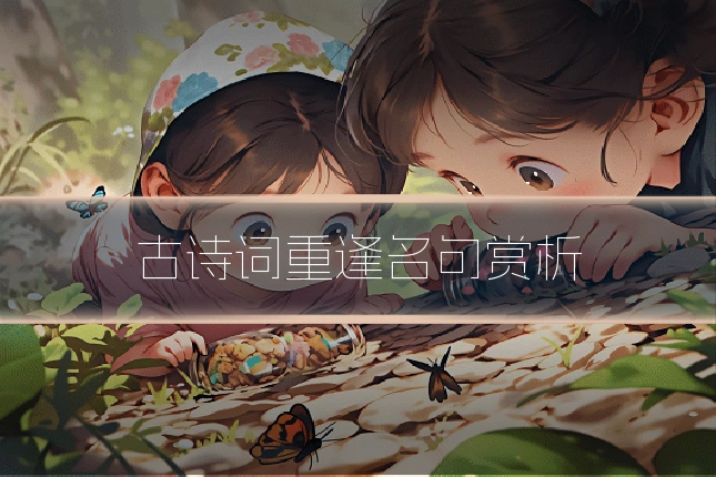 古诗词重逢名句赏析