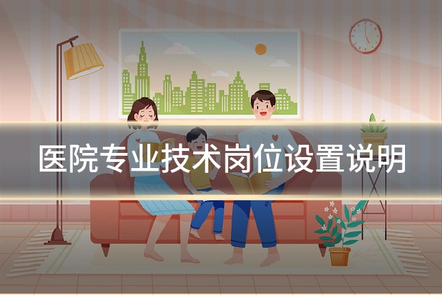 医院专业技术岗位设置说明
