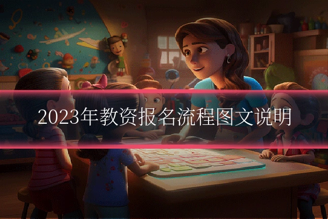 2023年教资报名流程图文说明