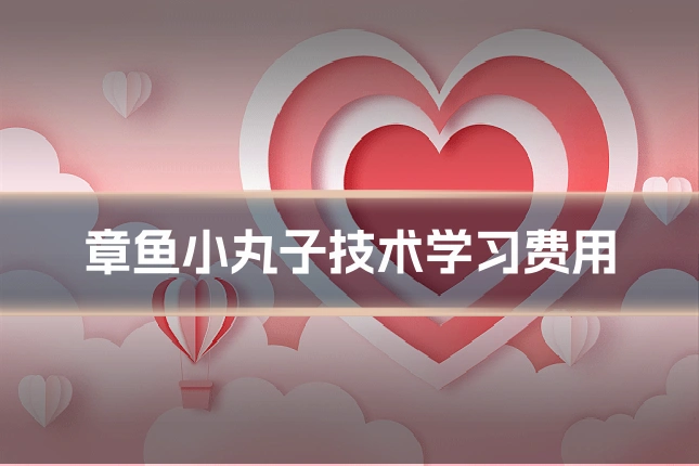 章鱼小丸子技术学习费用