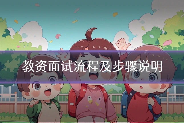 教资面试流程及步骤说明