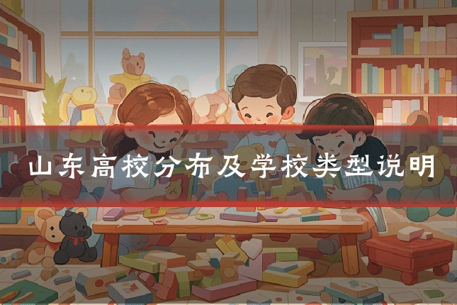 山东高校分布及学校类型说明