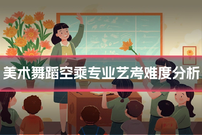 美术舞蹈空乘专业艺考难度分析