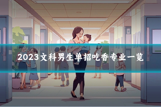 2023文科男生单招吃香专业一览