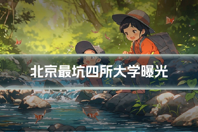 北京最坑四所大学曝光