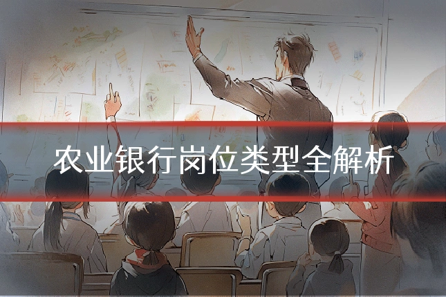 农业银行岗位类型全解析