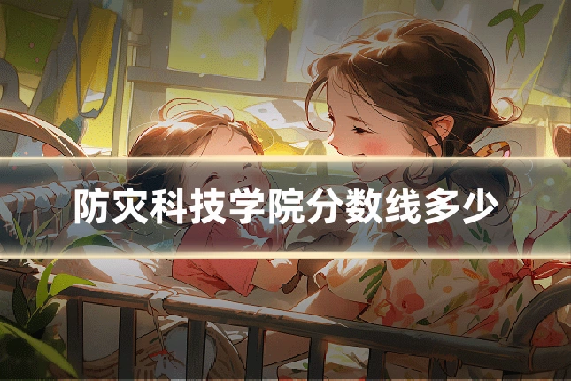 防灾科技学院分数线多少