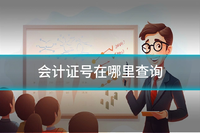 会计证号在哪里查询