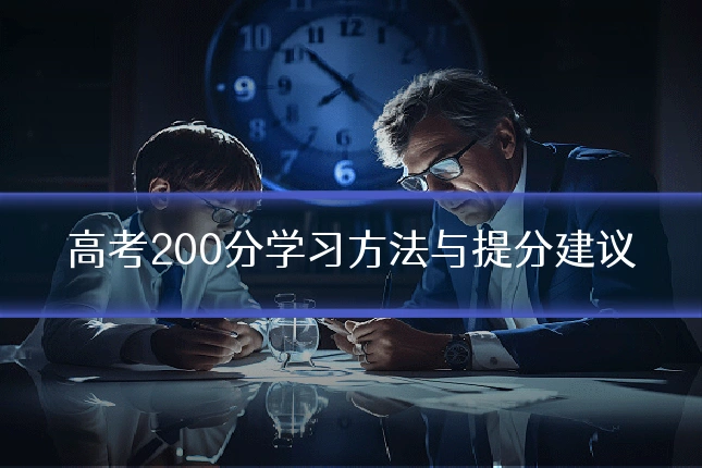 高考200分学习方法与提分建议