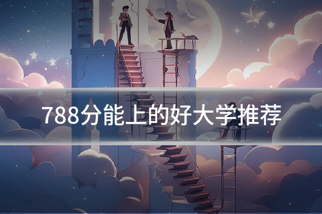 788分能上的好大学推荐