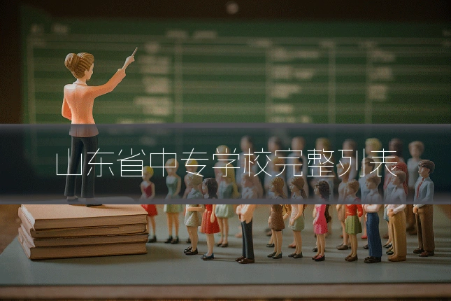 山东省中专学校完整列表