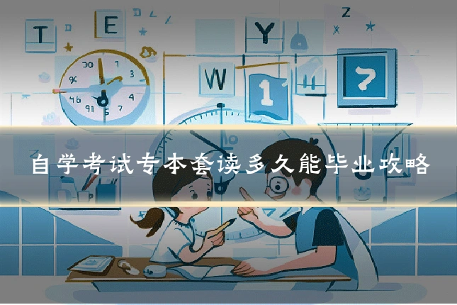 自学考试专本套读多久能毕业攻略