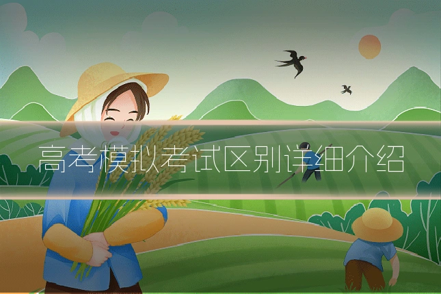 高考模拟考试区别详细介绍