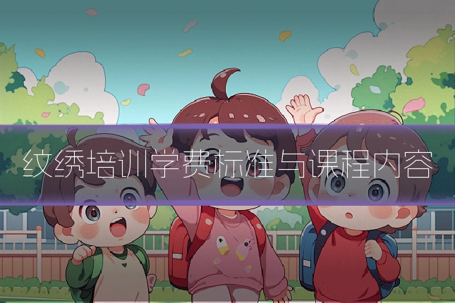 纹绣培训学费标准与课程内容