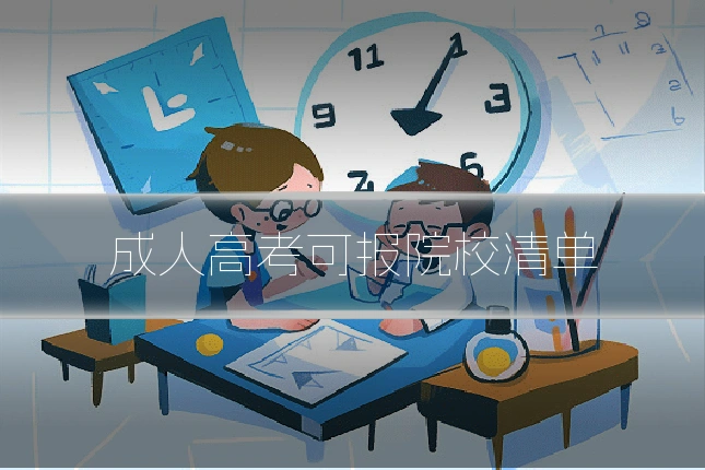 成人高考可报院校清单