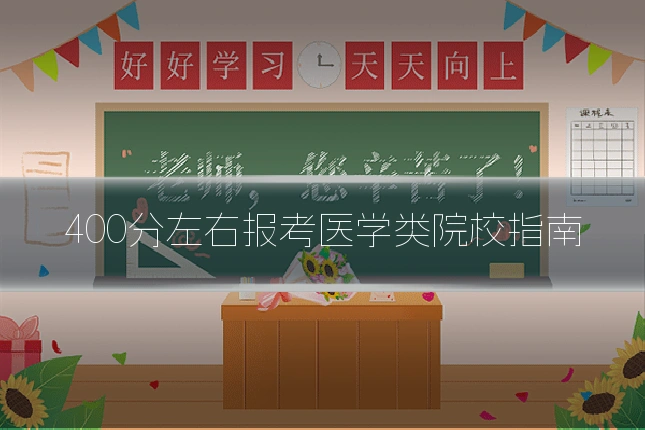 400分左右报考医学类院校指南