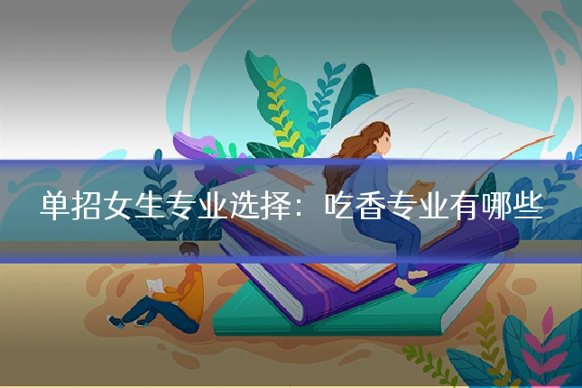单招女生专业选择：吃香专业有哪些