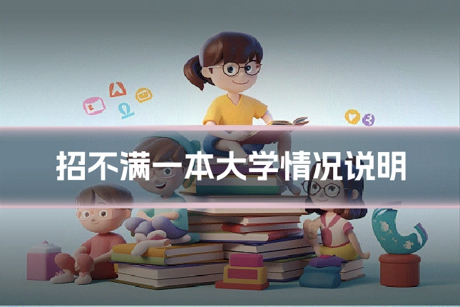 招不满一本大学情况说明