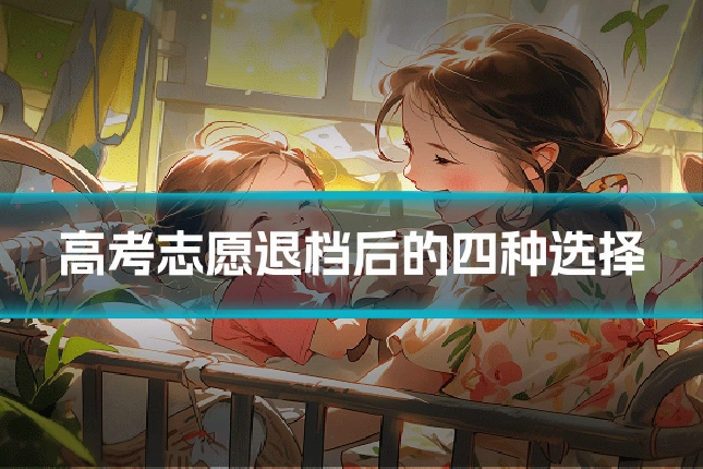 高考志愿退档后的四种选择