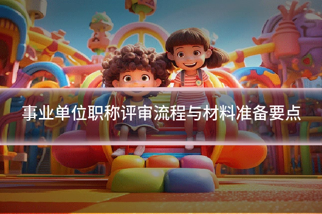事业单位职称评审流程与材料准备要点