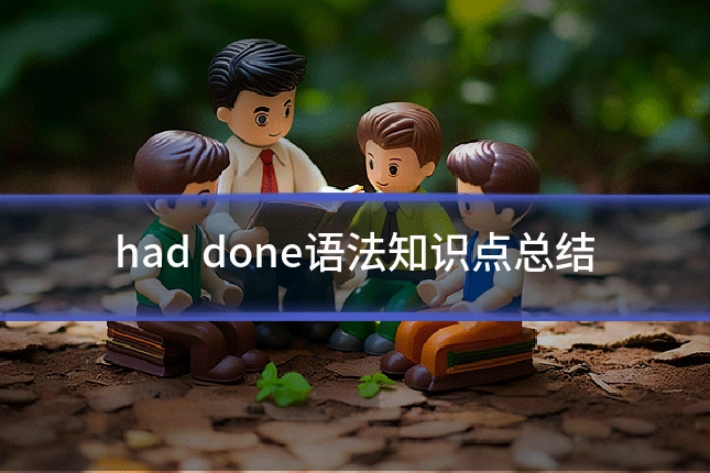 had done语法知识点总结