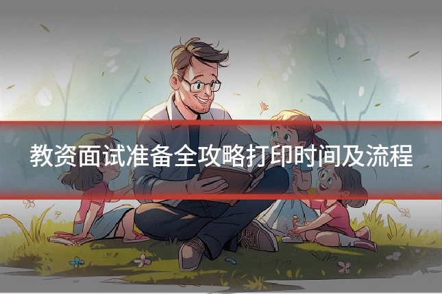 教资面试准备全攻略打印时间及流程