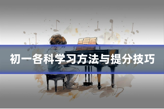 初一各科学习方法与提分技巧