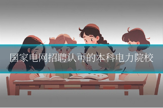 国家电网招聘认可的本科电力院校