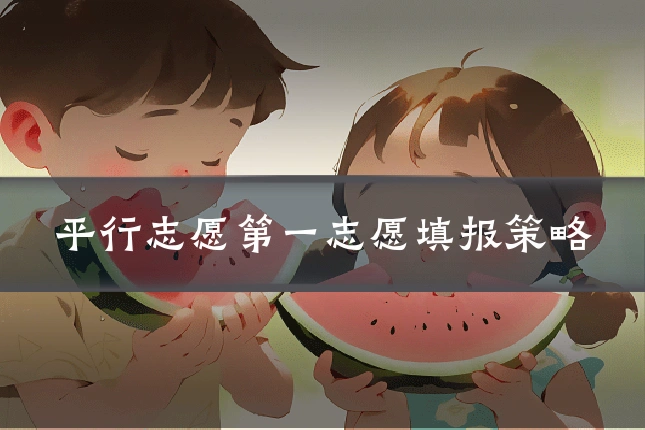 平行志愿第一志愿填报策略